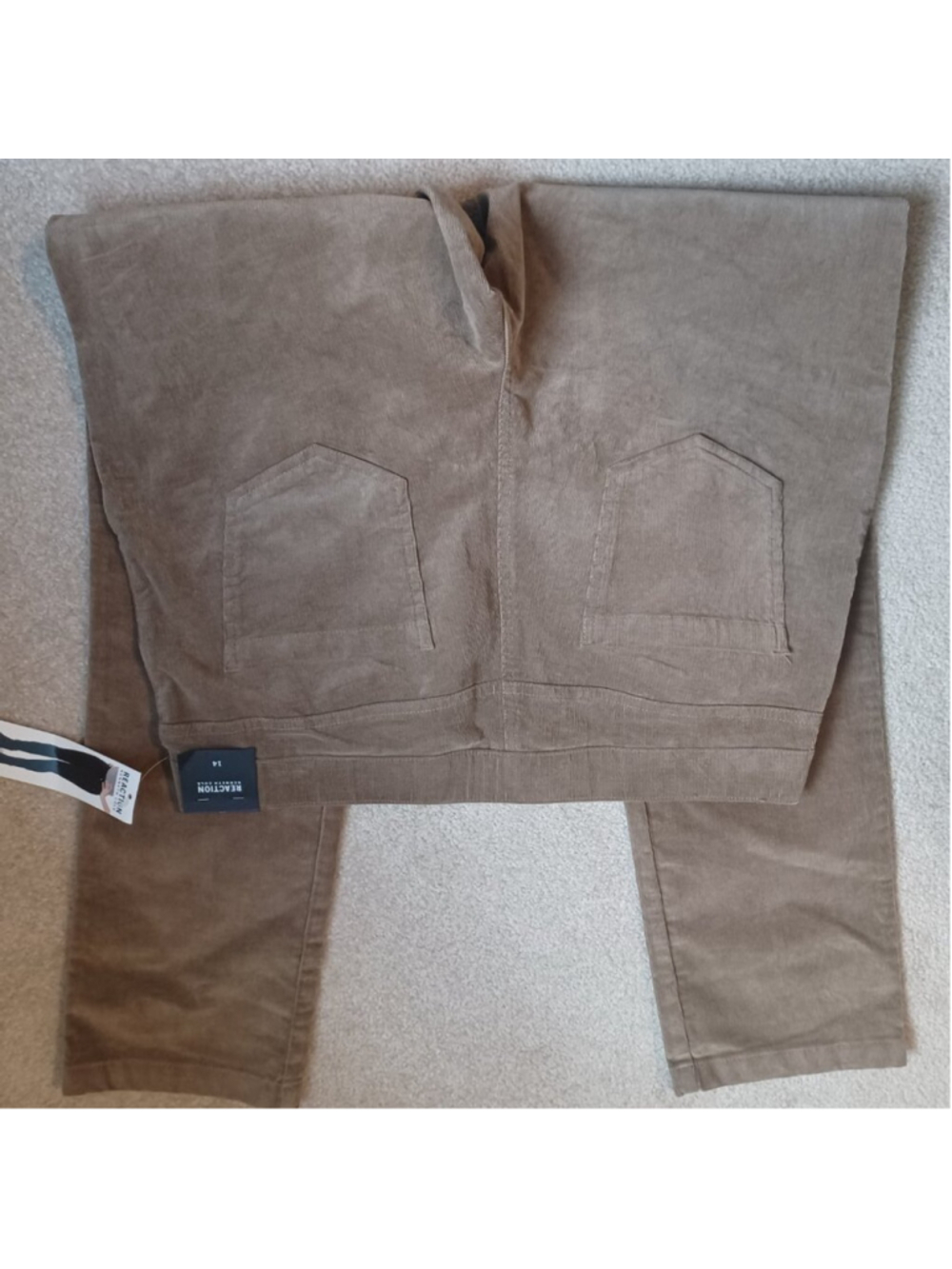 Kenneth Cole Reaction Fine wale corduroy pants NWT 14 - Picture 2 of 4